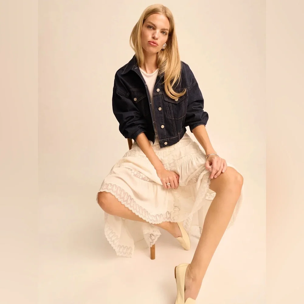 Reformation Cream Maxi Skirt - Picture 4 of 6